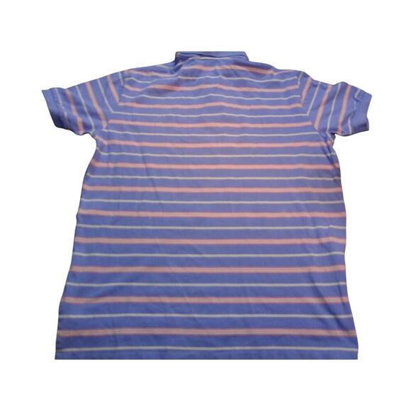Y2K Polo Ralph Lauren Polo Shirt -Adult XL - Sky Blue Pink Small Pony Collared - Picture 7 of 10
